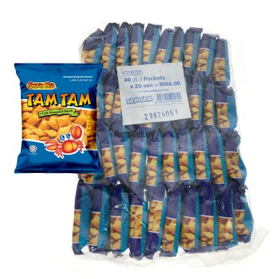 Tam Tam Crab Flavoured Snack 30g x40 